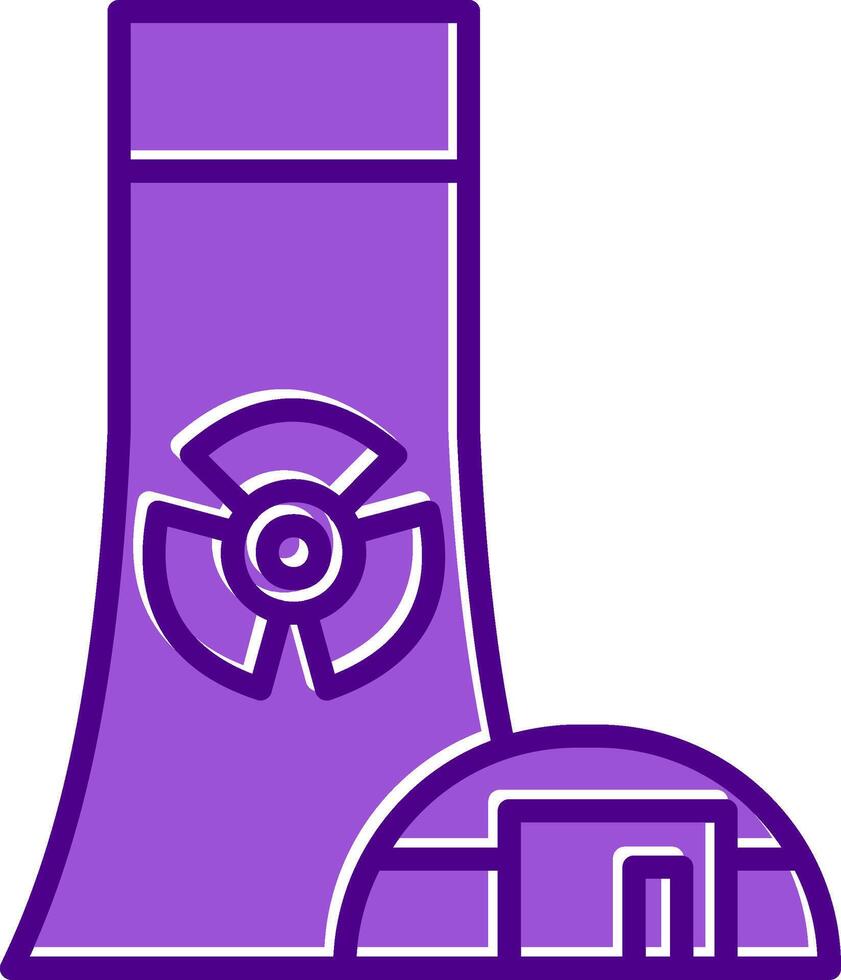 Nuclear Power Vector Icon