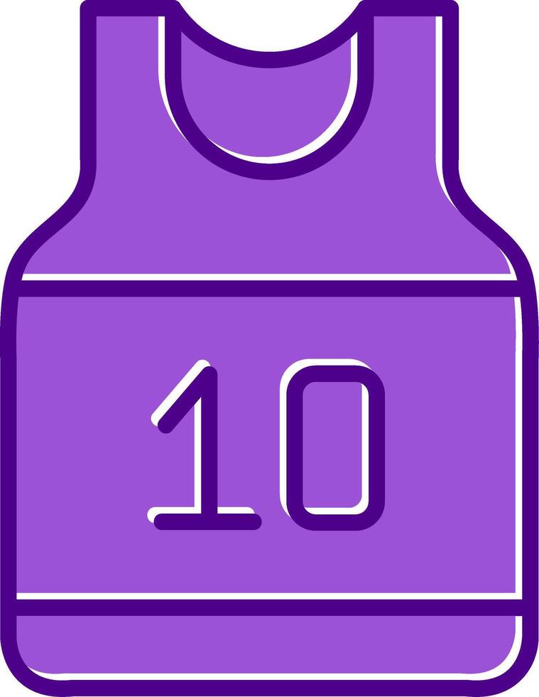 Basketball Jersey Vector Icon