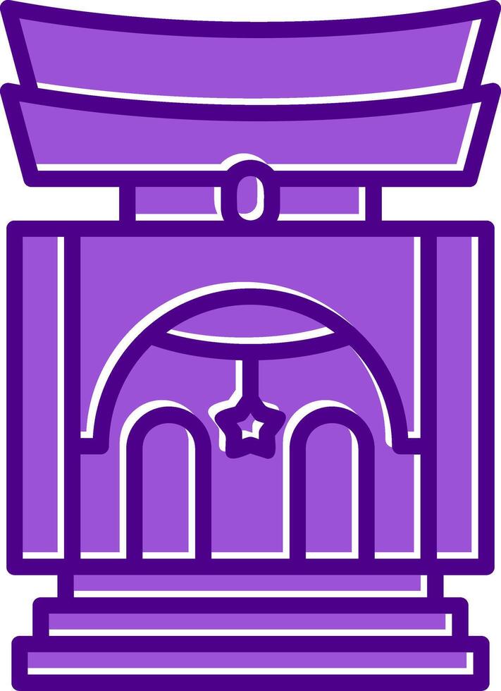 santuario vector icono