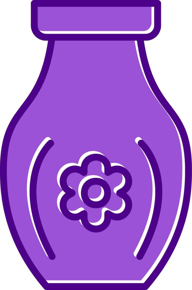 purple filled slip vector