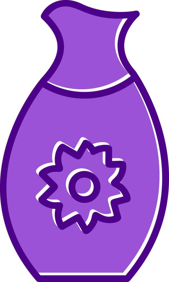 purple filled slip vector