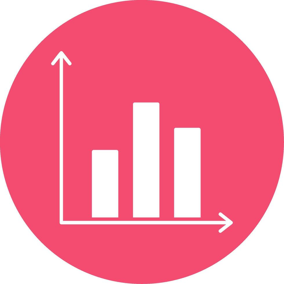 Prediction Glyph Circle Icon vector