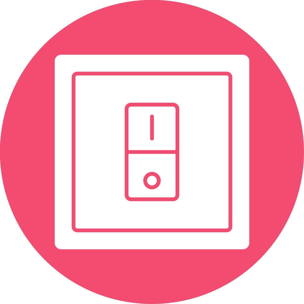 Switcher Glyph Circle Icon vector
