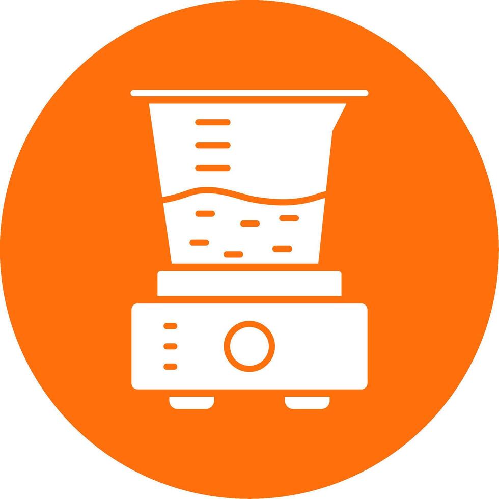 Juicer Glyph Circle Icon vector