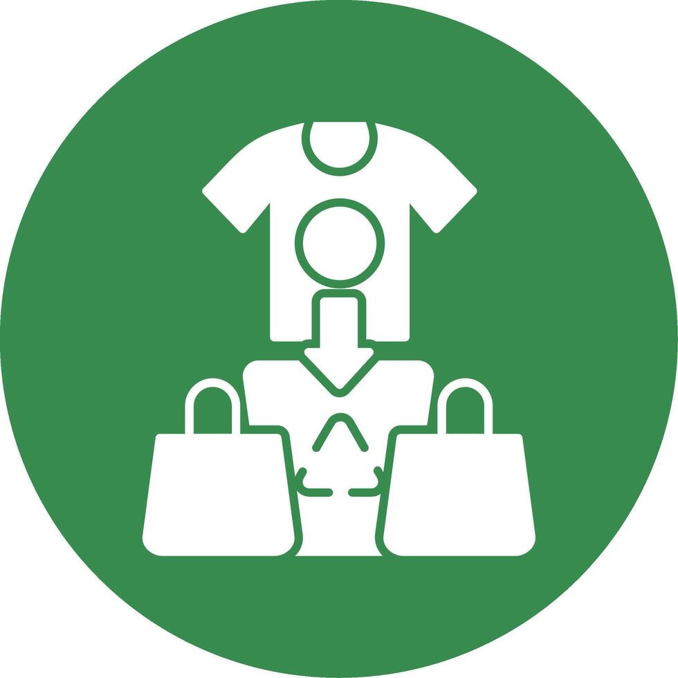 Overconsumption Glyph Circle Icon vector