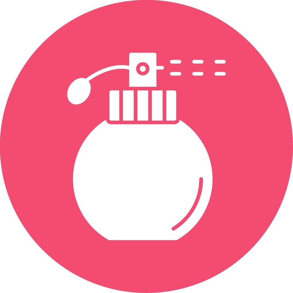 Fragrance Glyph Circle Icon vector