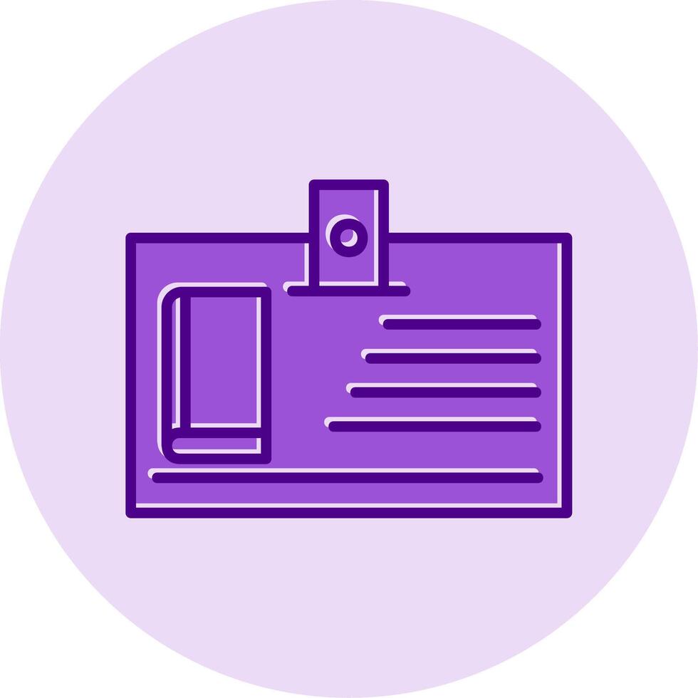 Library Card Vector Icon