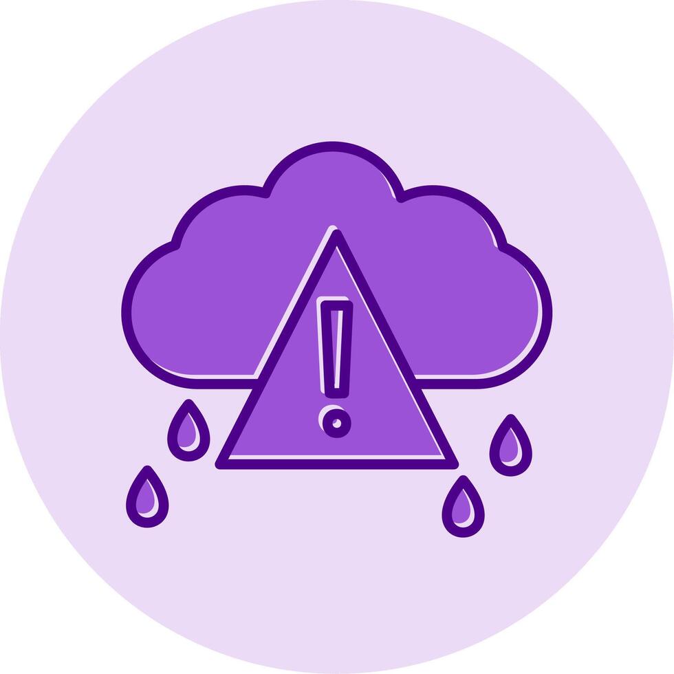 clima alerta vector icono