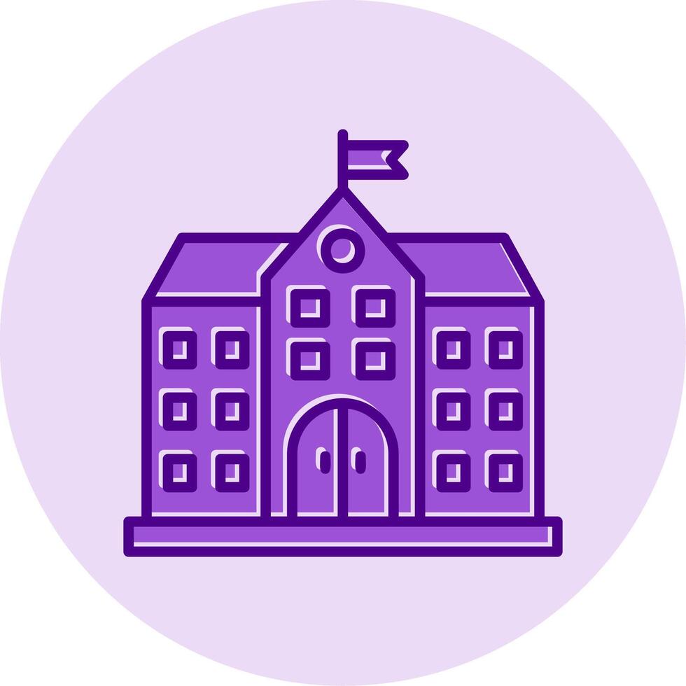 University Building Vector Icon