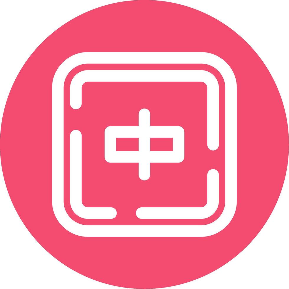 Align objects Linear Circle Multicolor Design Icon vector
