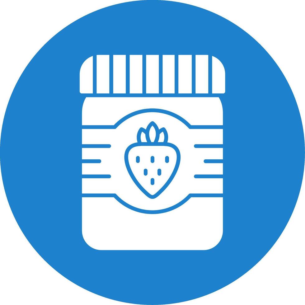 Jam Glyph Circle Icon vector