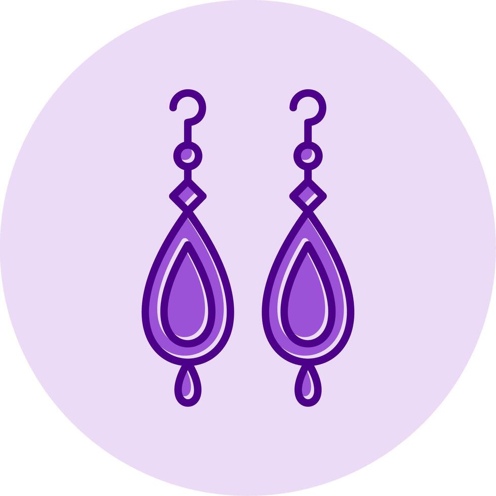 Earrings Vector Icon