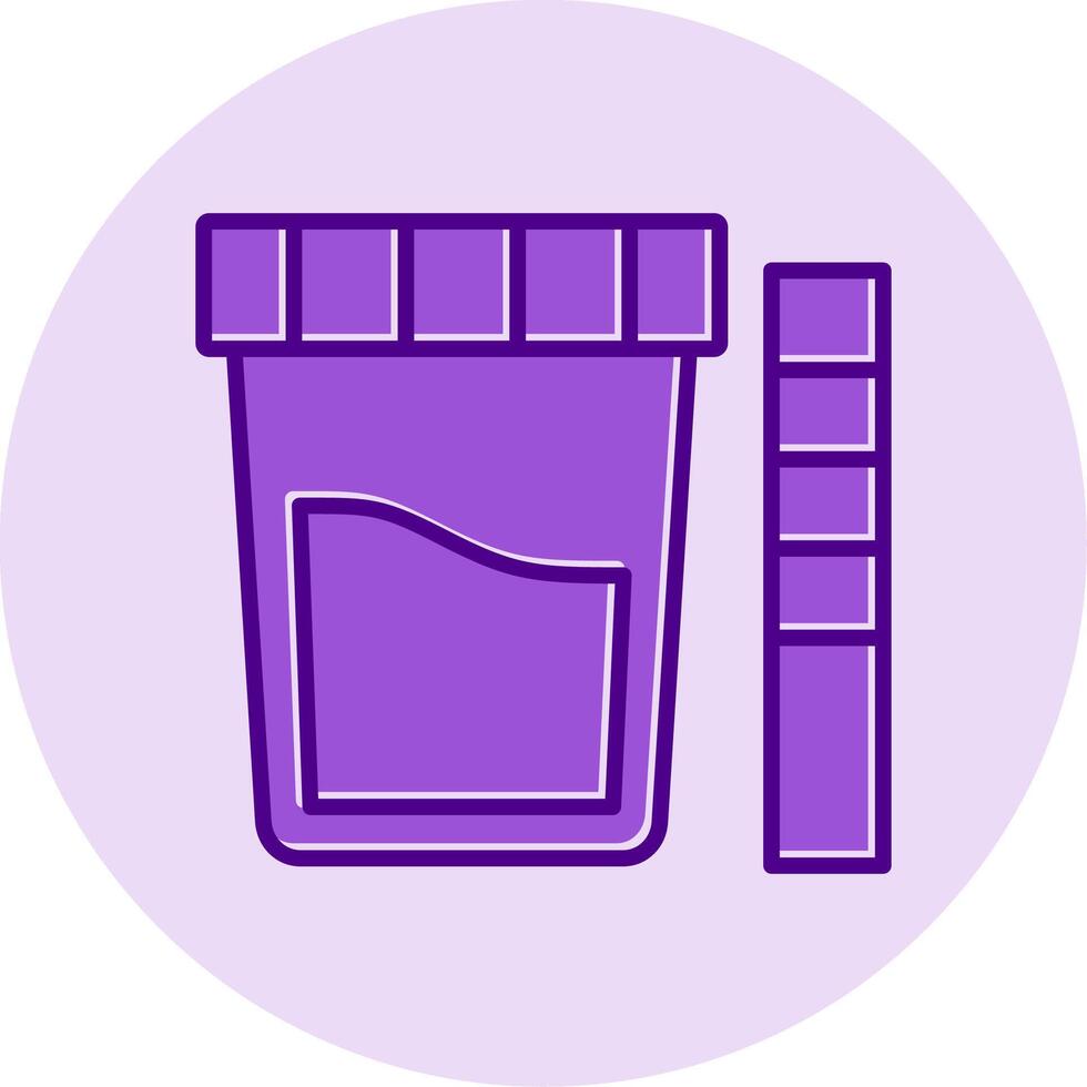 Urine Test Vector Icon
