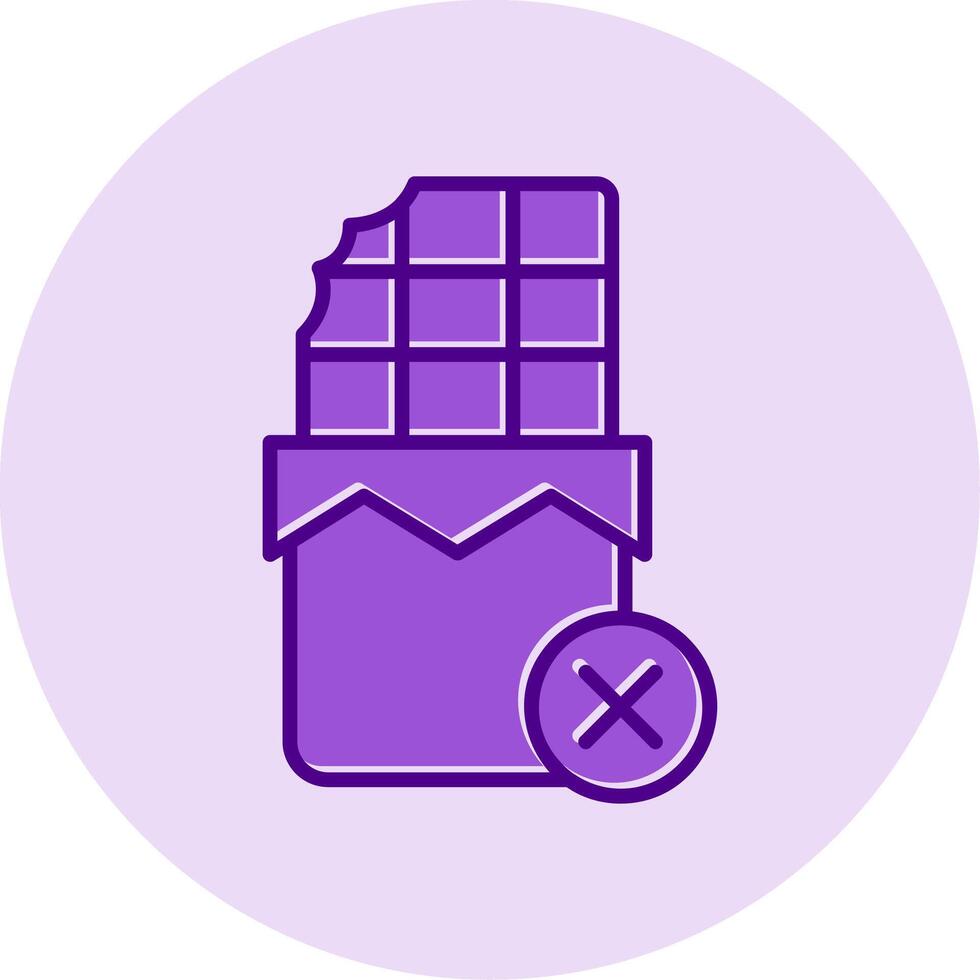 No Chocolate Vector Icon