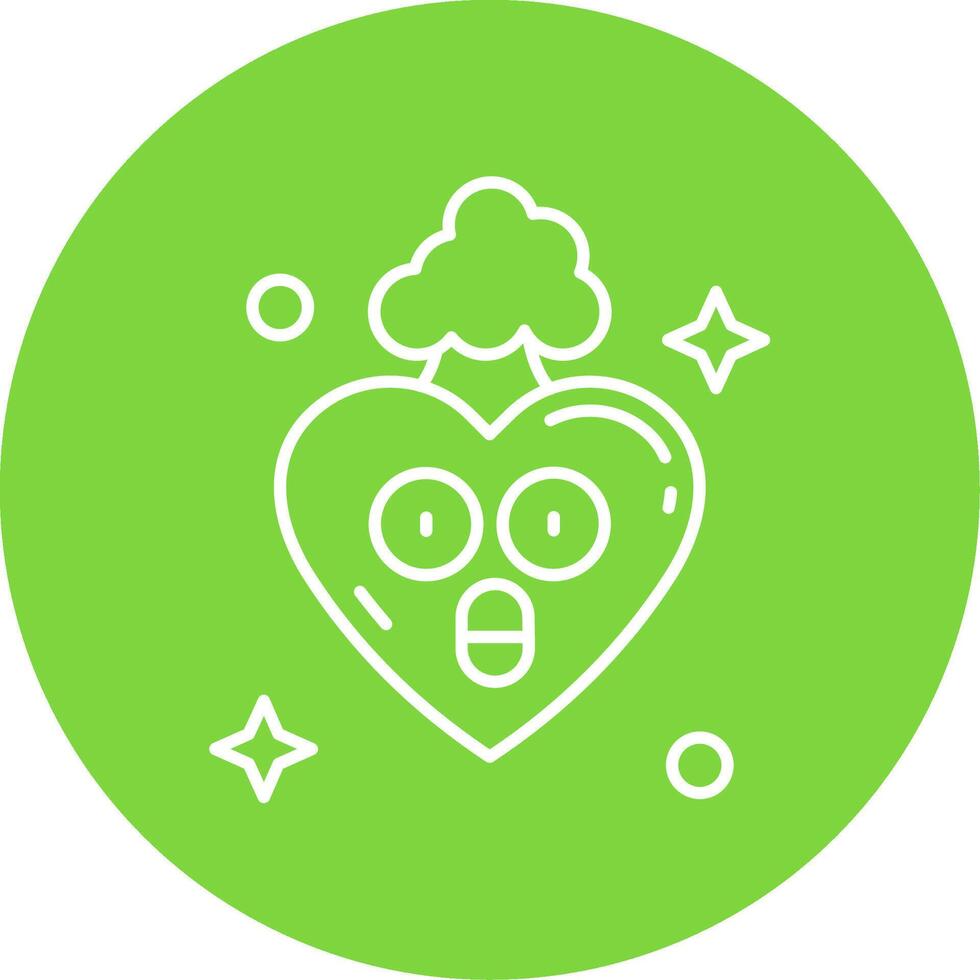 Exploding Linear Circle Multicolor Design Icon vector