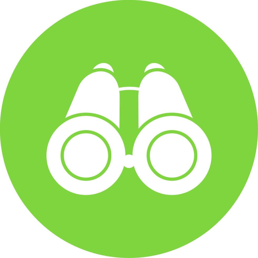 Scope Glyph Circle Icon vector