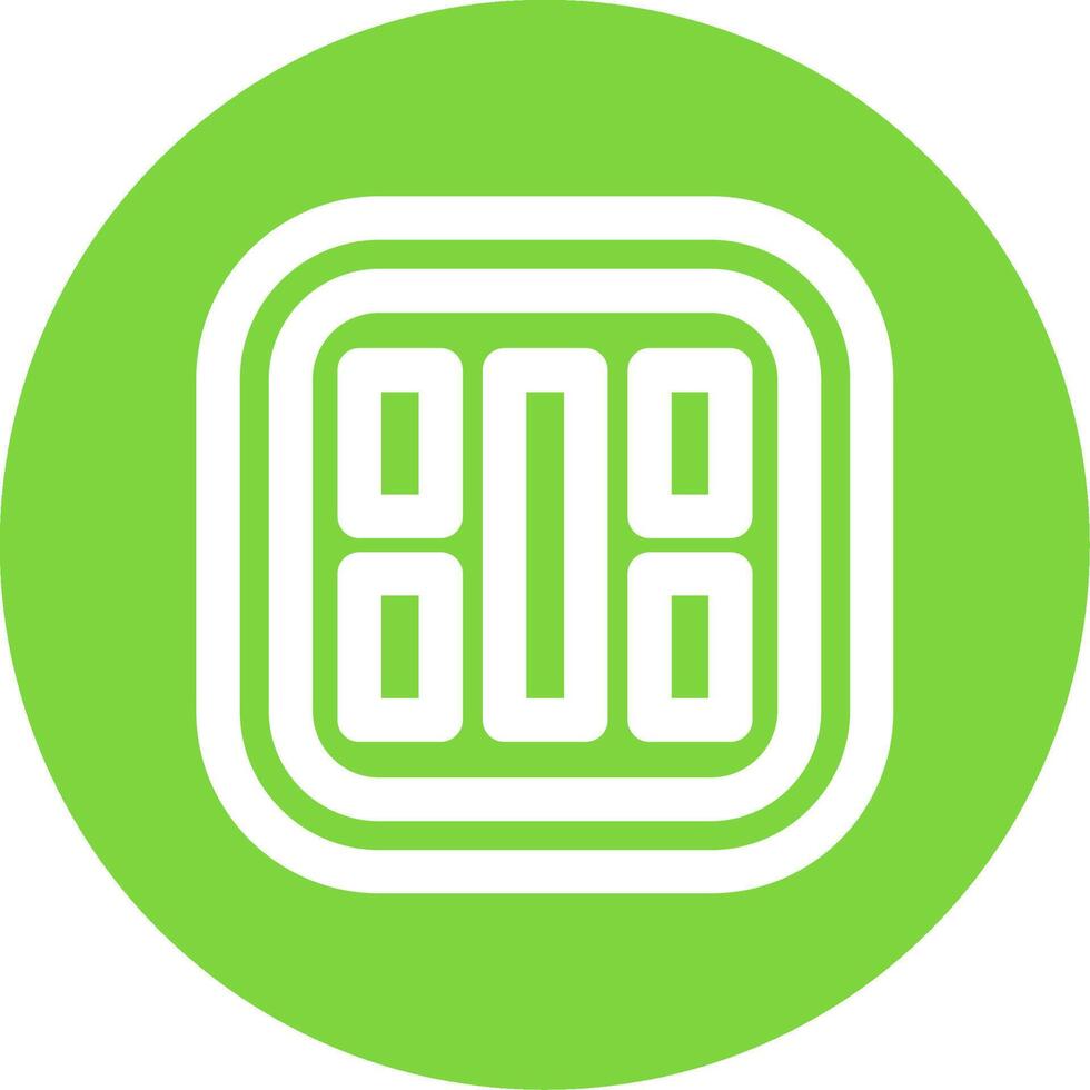 Layout Linear Circle Multicolor Design Icon vector