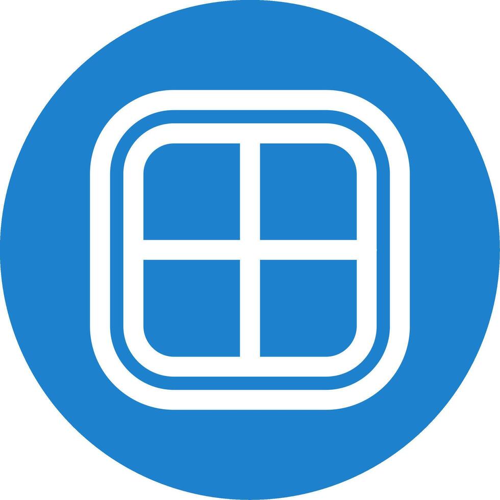 Layout Linear Circle Multicolor Design Icon vector