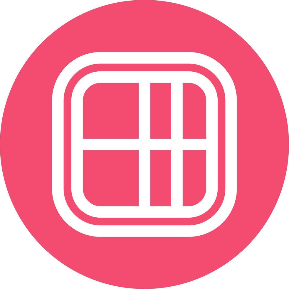 Layout Linear Circle Multicolor Design Icon vector