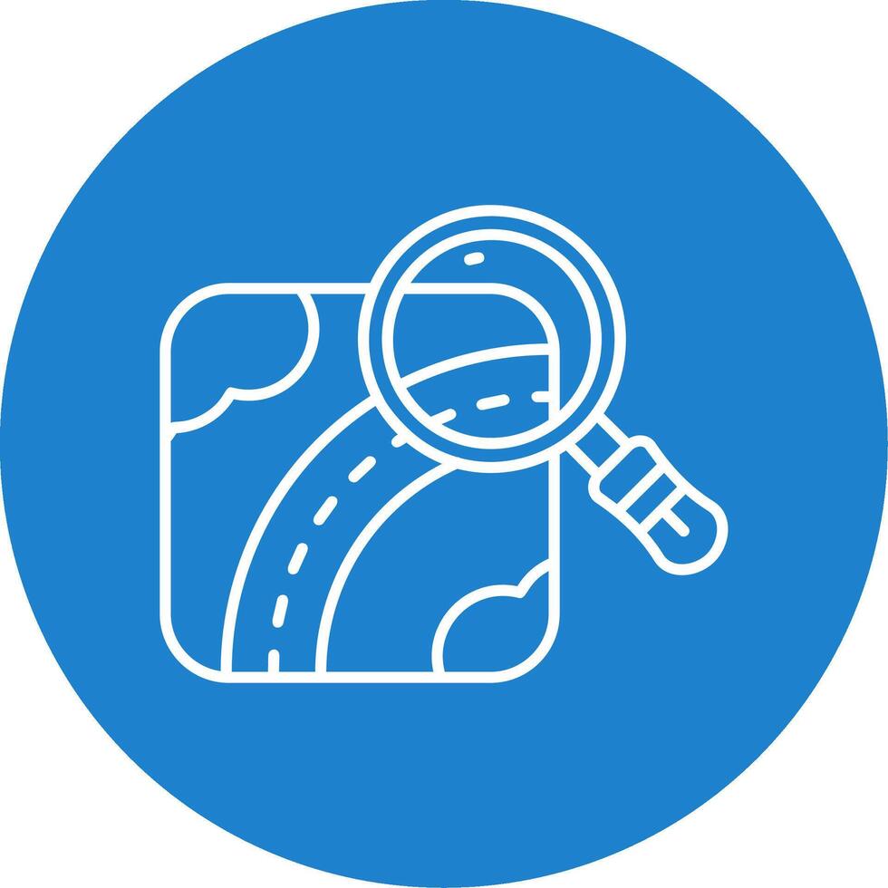 Find Linear Circle Multicolor Design Icon vector