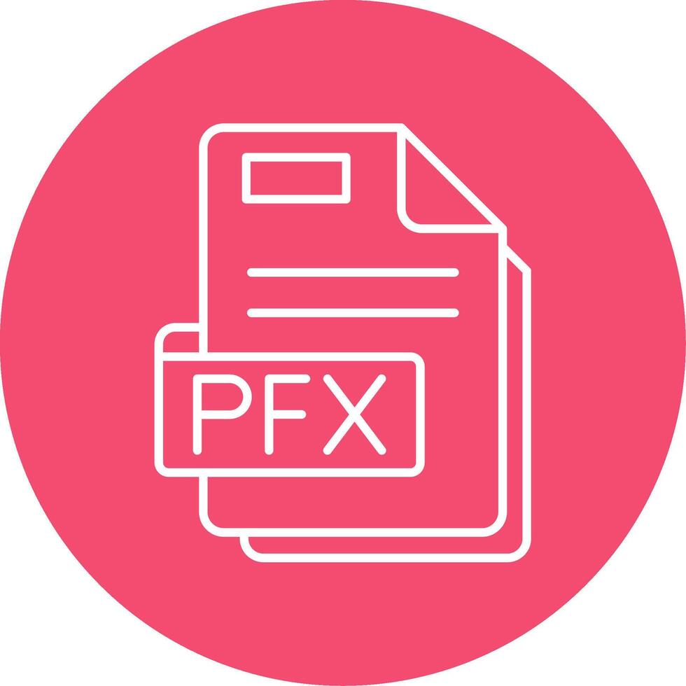 pfx lineal circulo multicolor diseño icono vector