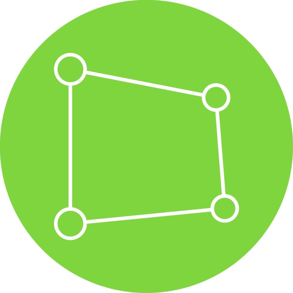 Perspective Linear Circle Multicolor Design Icon vector