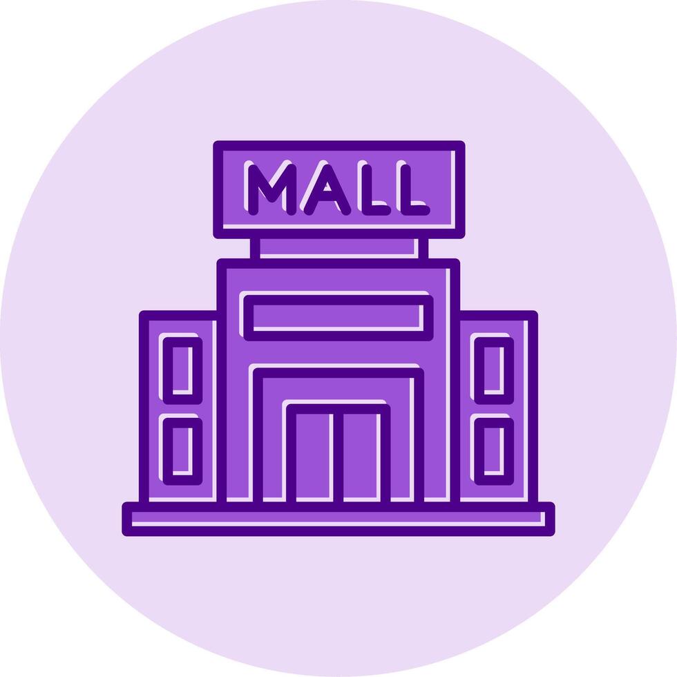 Shopping Mall Vector Icon