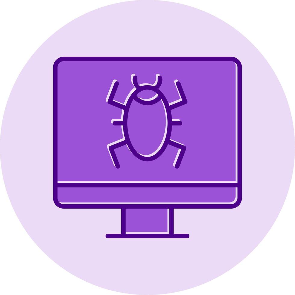 Computer Virus Vector Icon