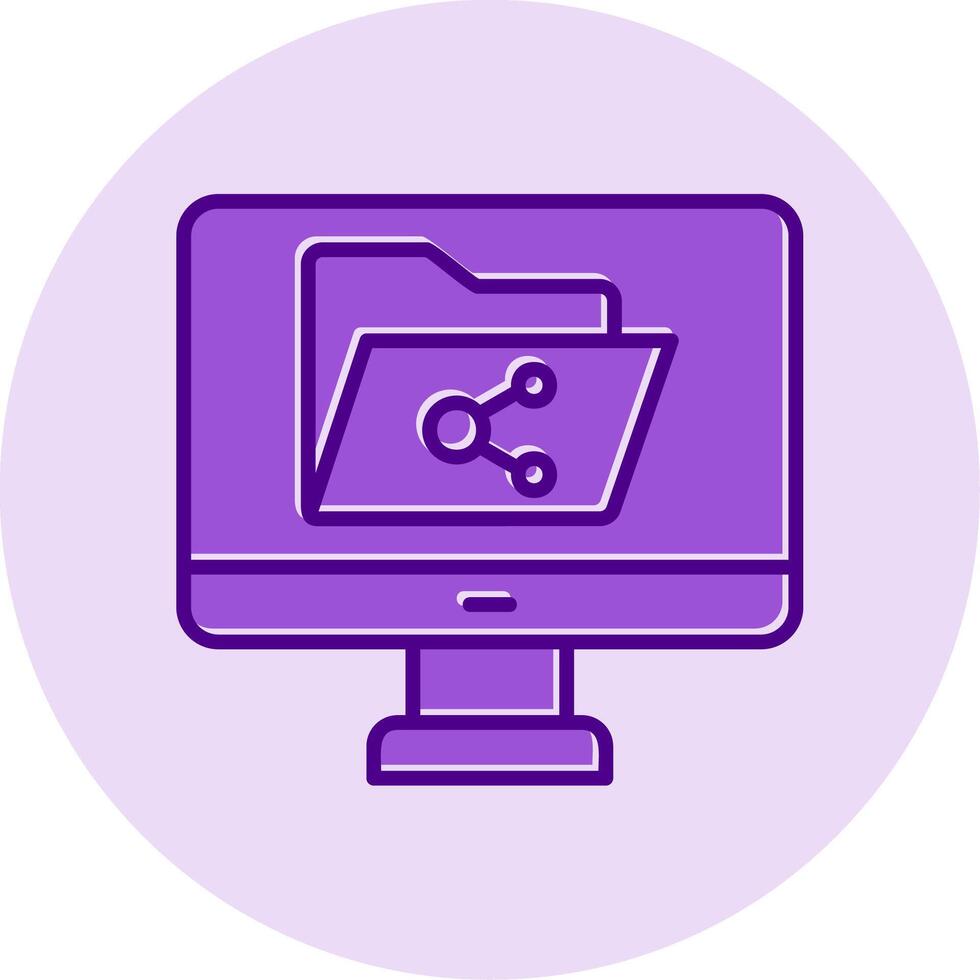 File Sharing Vector Icon