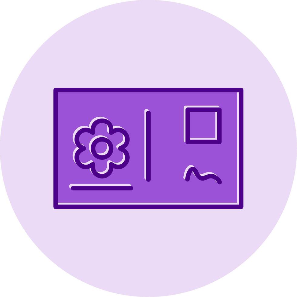 Postcard Vector Icon
