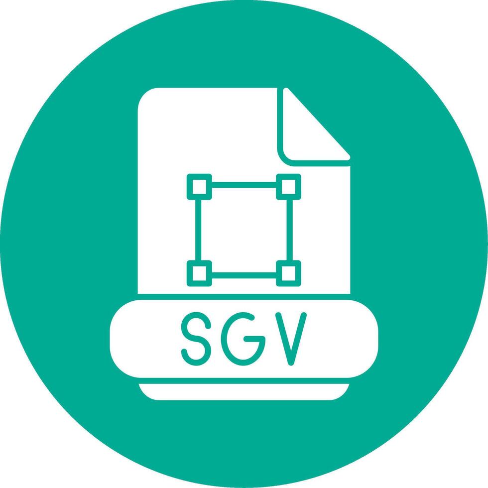 svg glifo circulo icono vector