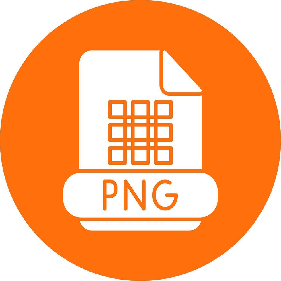 Png Glyph Circle Icon vector