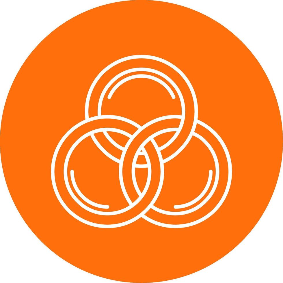 Cmyk Linear Circle Multicolor Design Icon vector
