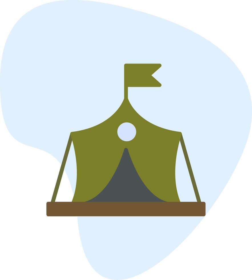 Military Tent Vector Icon