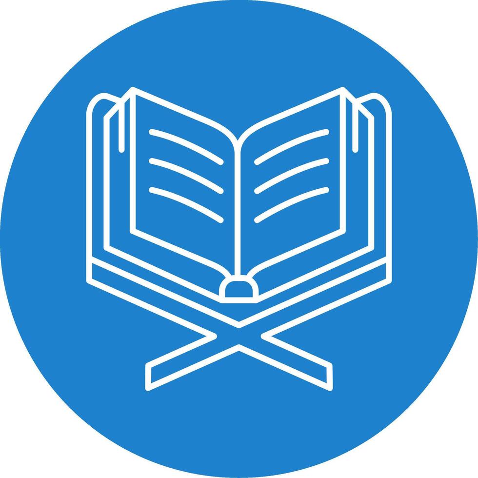 Read Linear Circle Multicolor Design Icon vector