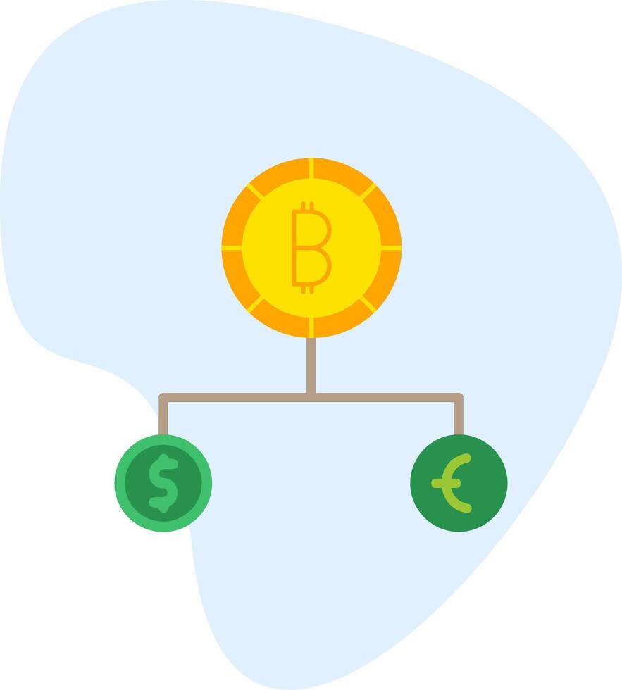 Divide Currency Vector Icon