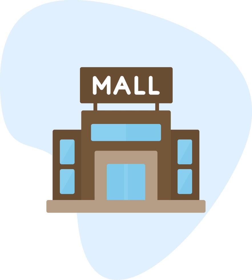 Shopping Mall Vector Icon