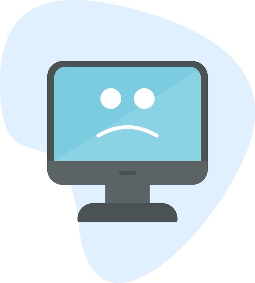Blue Screen Vector Icon