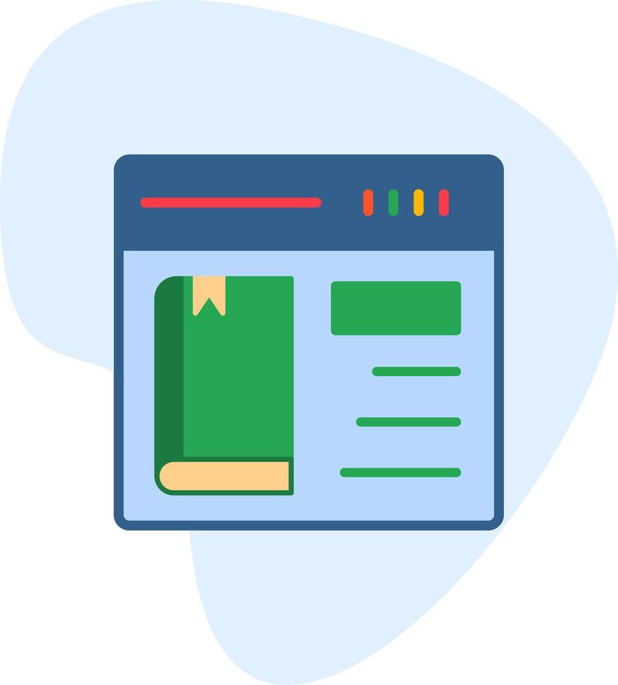 Online Book purchase Vector Icon