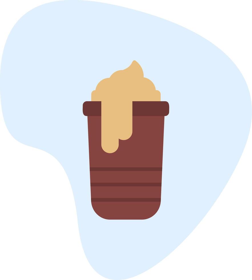 icono de vector de chocolate caliente