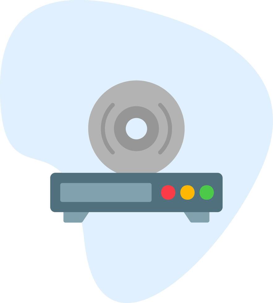 icono de vector de reproductor de cd