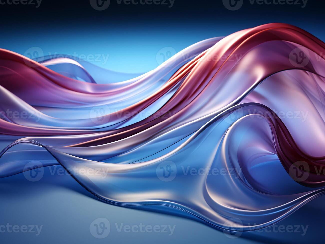 AI generated Modern colorful wave stripes pattern background photo