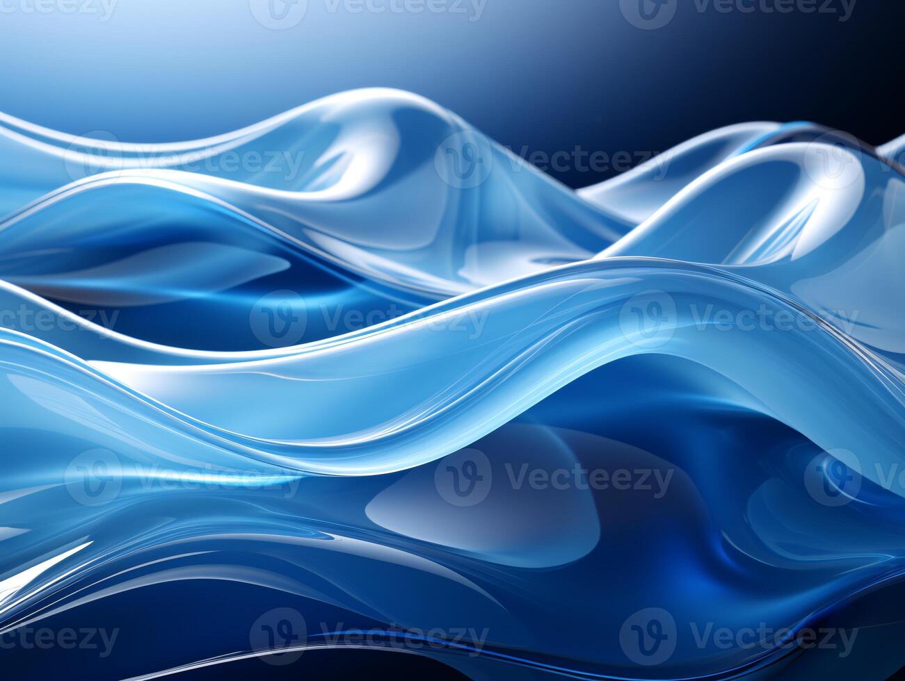 AI generated Modern colorful wave stripes pattern background photo