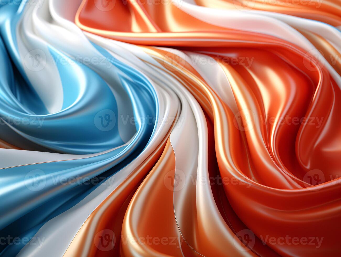 AI generated Modern colorful wave stripes pattern background photo