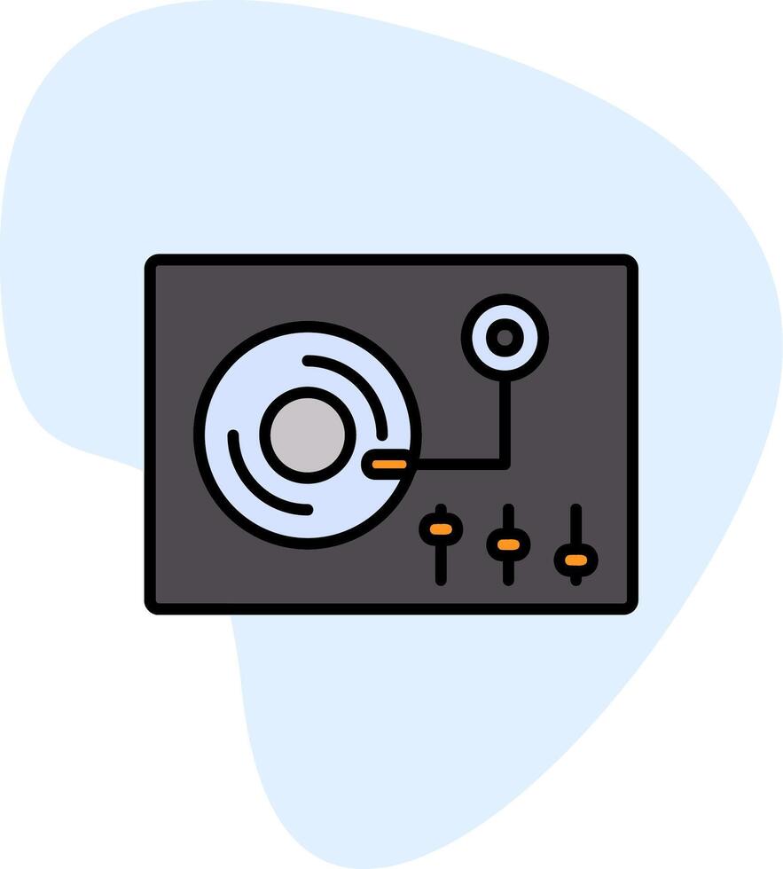 Turntable Vector Icon