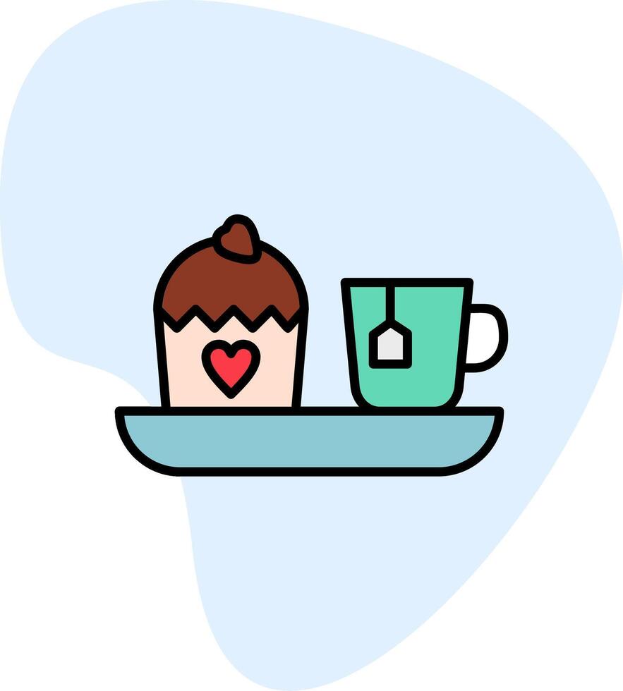 Afternoon Tea Vector Icon