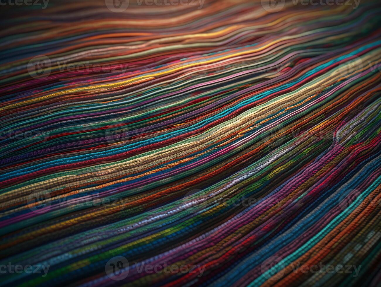 AI generated Modern colorful wave stripes pattern background photo