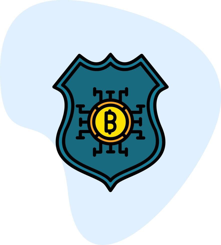 icono de vector de escudo