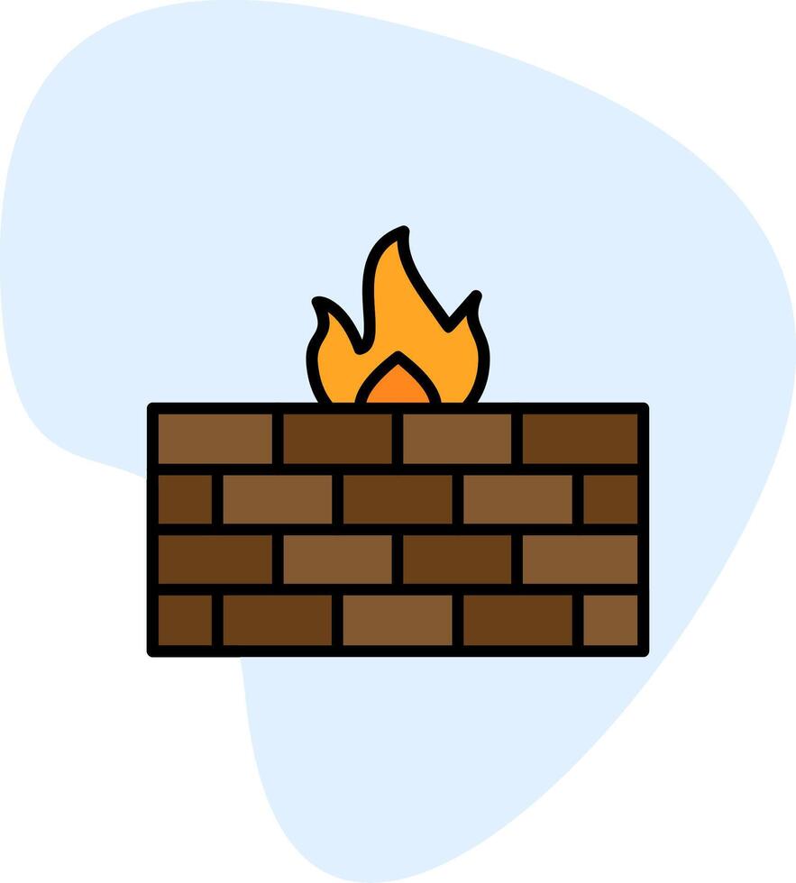 Firewall Vector Icon