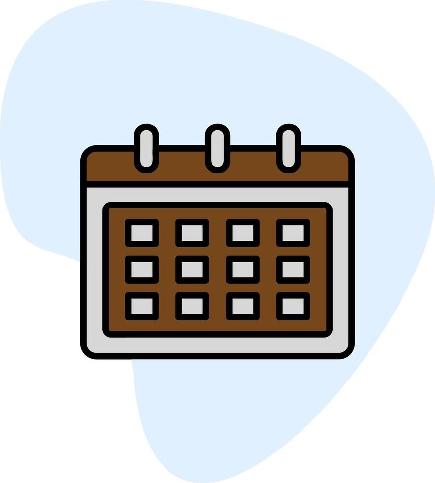 icono de vector de calendario